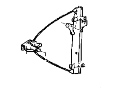 1995 Hyundai Sonata Window Regulator - 82402-34000