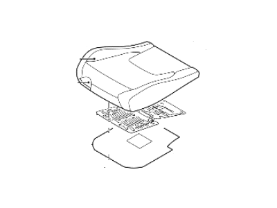 Hyundai 88101-M5020-YFS Cushion Assembly-FR Seat,LH