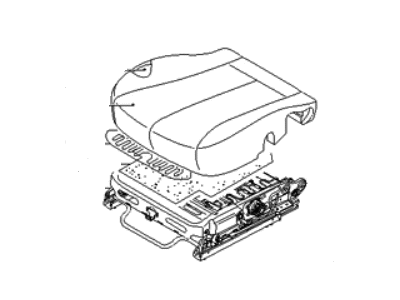 Hyundai 88200-4D422-CS2 Cushion Assembly-Front Seat,Passenger