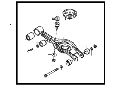 2011 Hyundai Azera Control Arm - 55220-3V050