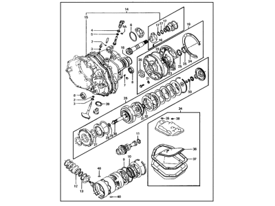 Hyundai Automatic Transmission Overhaul Kit - 45010-21700