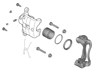 2023 Hyundai Kona Electric Brake Caliper - 58190-K4A05