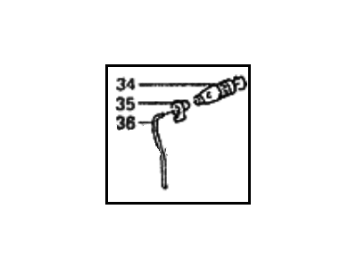 1989 Hyundai Excel Door Lock Cylinder - 81906-21720