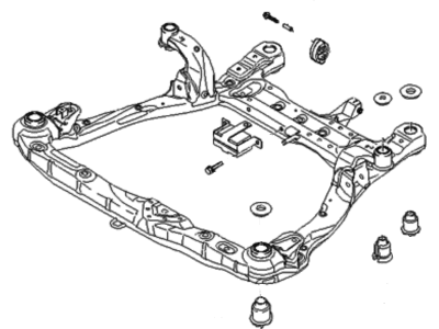 2009 Hyundai Sonata Front Cross-Member - 62405-3K500