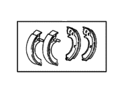 1985 Hyundai Excel Parking Brake Shoe - 58305-21300