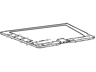 Hyundai 81627-22000 Weatherstrip-Sunroof Frame