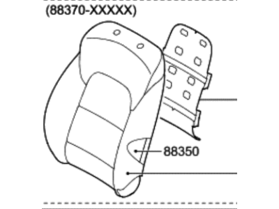 2017 Hyundai Tucson Seat Cover - 88370-D3020-T8R