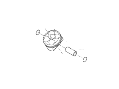 Hyundai 23041-3LTF0 Piston & Pin & Snap Ring Assembly