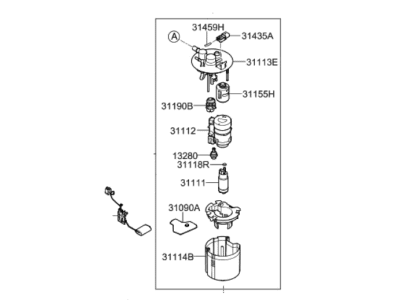Hyundai Elantra GT Fuel Sending Unit - 31110-G3500