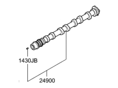 2009 Hyundai Genesis Camshaft - 24900-3F300