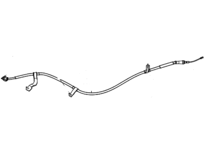 Hyundai Accent Parking Brake Cable - 59760-H9000