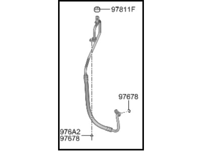 2021 Hyundai Palisade A/C Hose - 97762-S8750