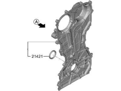 Hyundai 21350-2GGA1 COVER ASSY-TIMING CHAIN