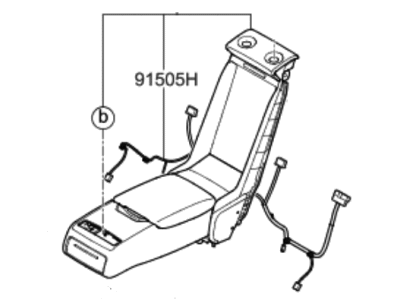 Hyundai Genesis G80 Armrest - 89905-B1010-TWN