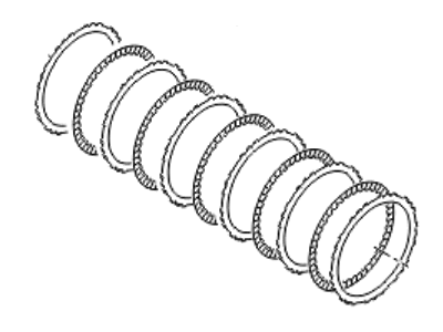 Hyundai 45525-3F800 Disc Set-Clutch