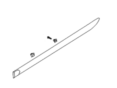 Hyundai Accent Door Moldings - 87732-1E010-CA