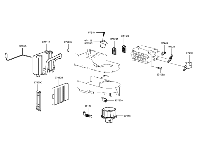 Hyundai Sonata Evaporator - 97601-38000