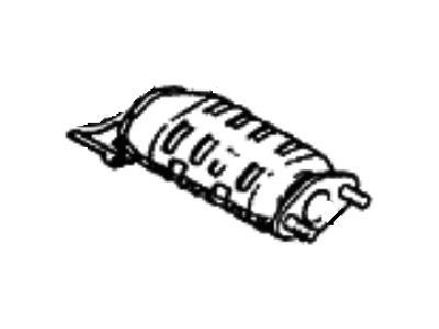 1989 Hyundai Excel Catalytic Converter - 28950-21325