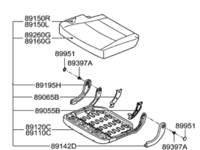 Hyundai 89100-B8510-R2X