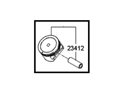 2008 Hyundai Santa Fe Piston - 23410-3E900