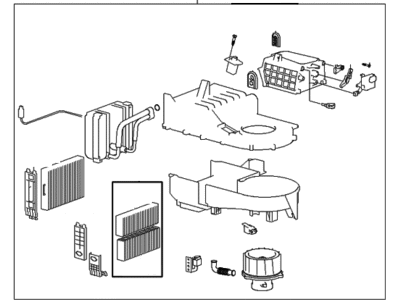 Hyundai XG350 Evaporator - 97602-3D050