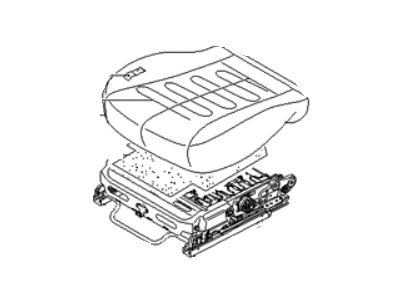 Hyundai 88200-4D420-KS2 Cushion Assembly-Front Seat,Passenger