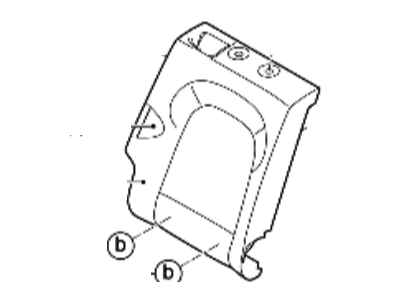 Hyundai 89460-J9100-RUU Covering-RR Seat Back,RH