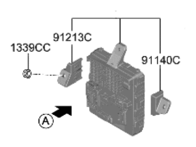 2018 Hyundai Genesis G80 Relay Block - 91955-B1211