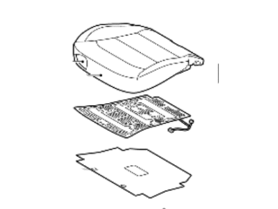 Hyundai 88100-G7040-SKJ CUSHION ASSY-FR SEAT,LH
