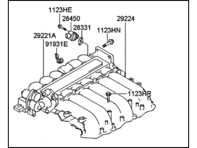 Hyundai 29220-39675 Valve Assembly-Induction Control