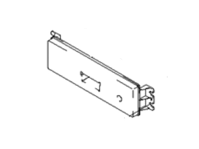 Hyundai 96126-2D000-AX Cover-Radio BLANKING