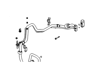 2008 Hyundai Sonata A/C Hose - 97775-3K210