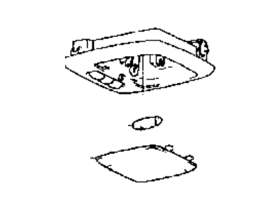 Hyundai 92820-34000-CI Room Lamp Assembly