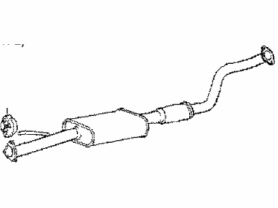 Hyundai Tiburon Exhaust Pipe - 28650-27057