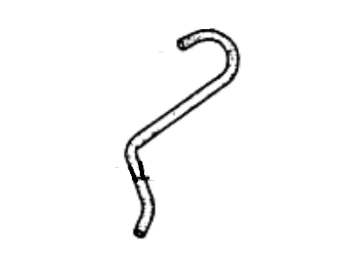 1988 Hyundai Excel Crankcase Breather Hose - 26721-21300