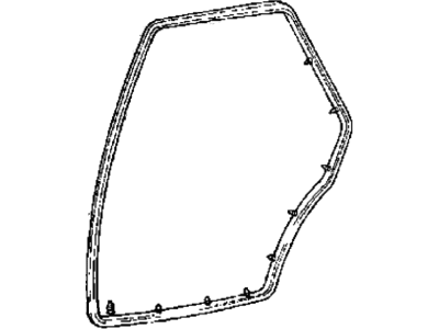 1988 Hyundai Sonata Door Seal - 83140-33010