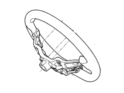 2018 Hyundai Elantra GT Steering Wheel - 56111-G3500-PTW