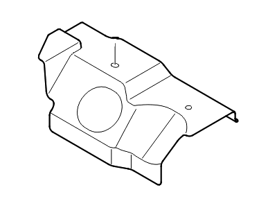 Hyundai Radius Heat Shield - 57260-2W000