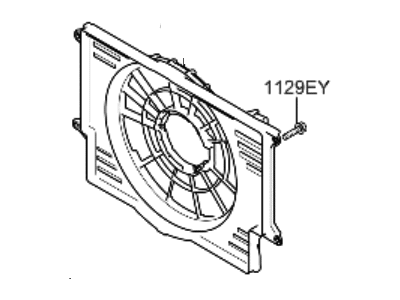 Hyundai 25350-IB600 SHROUD-RADIATOR