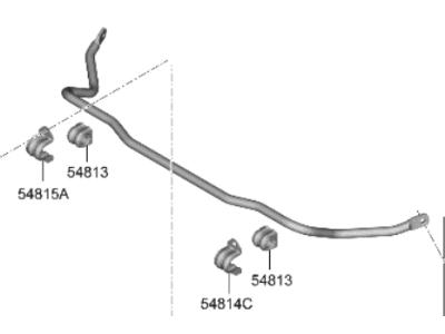 Hyundai Ioniq 6 Sway Bar Kit - 54810-CU000