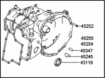 2009 Hyundai Accent Transfer Case - 45240-22802