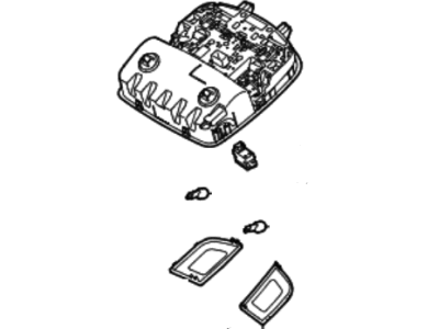 Hyundai 92810-F3001-XUG Overhead Console Lamp Assembly