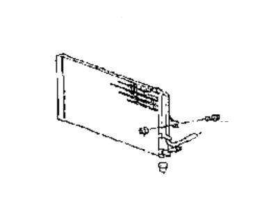 1993 Hyundai Elantra A/C Condenser - 97606-28051