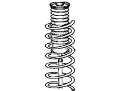 1989 Hyundai Sonata Coil Springs - 55350-33400