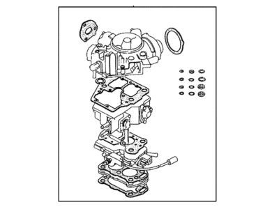 Hyundai Carburetor Gasket Kit - 32176-21600