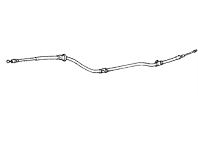 Hyundai Accent Parking Brake Cable - 59760-22110
