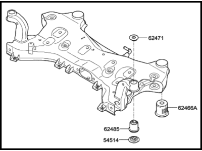 2015 Hyundai Sonata Front Cross-Member - 62405-C2051