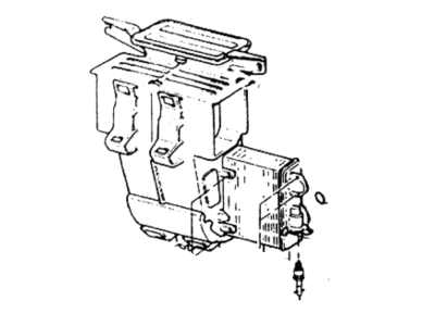 1986 Hyundai Excel Heater Core - 97220-21A05