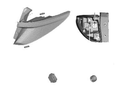 2022 Hyundai Tucson Back Up Light - 92402-N9050