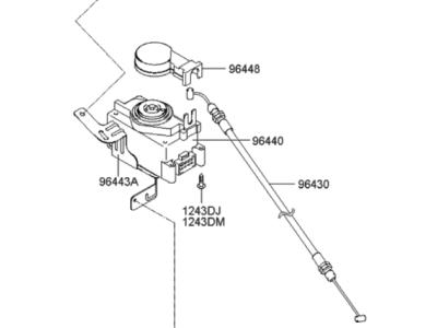 2000 Hyundai Elantra Cruise Control Module - 96410-2D000